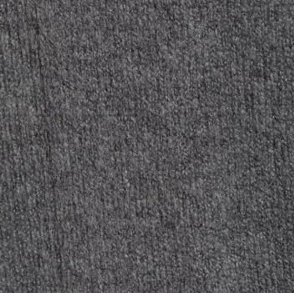 Halogen Size-S High Low Oversize Wool Blend Sweater Grey Heath/Burgundy - Picture 6 of 8